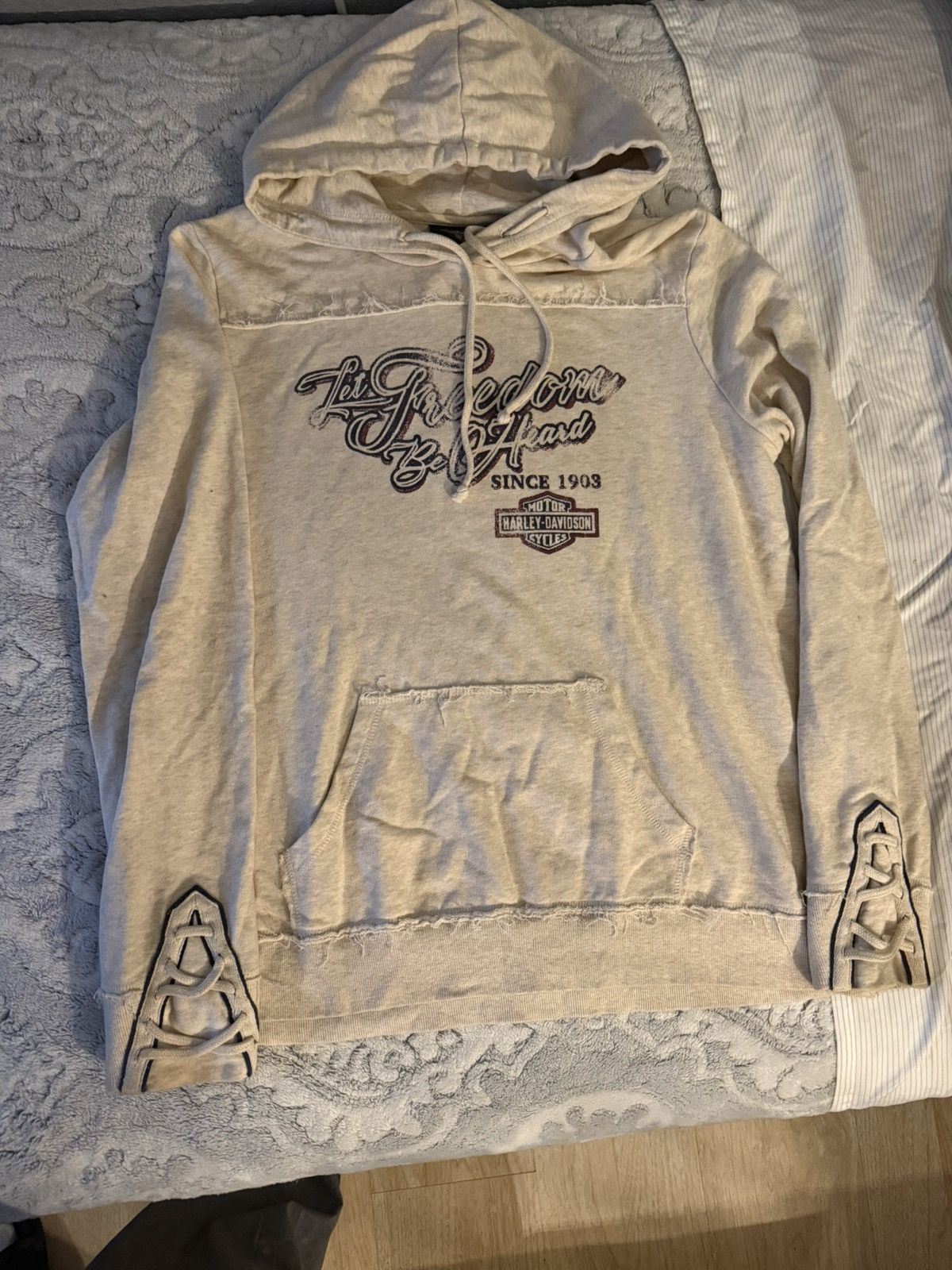 Harley Davidson harley davidson let freedom be head hoodie Size US M / EU 48-50 / 2 - 1 Thumbnail