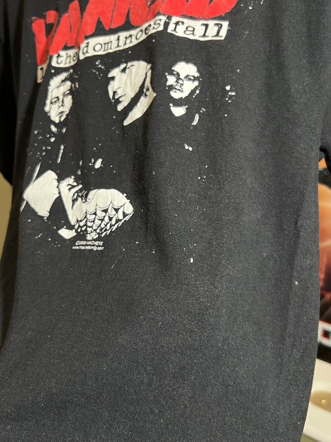 Band Tees × Vintage Vintage 00's Rancid Let the dominoes fall shirt BN Size US M / EU 48-50 / 2 - 4 Thumbnail