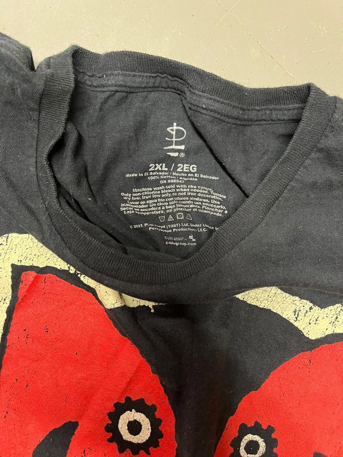 Designer Vintage Pink Floyd Graphic Tee - 2XL Size US XXL / EU 58 / 5 - 2 Thumbnail