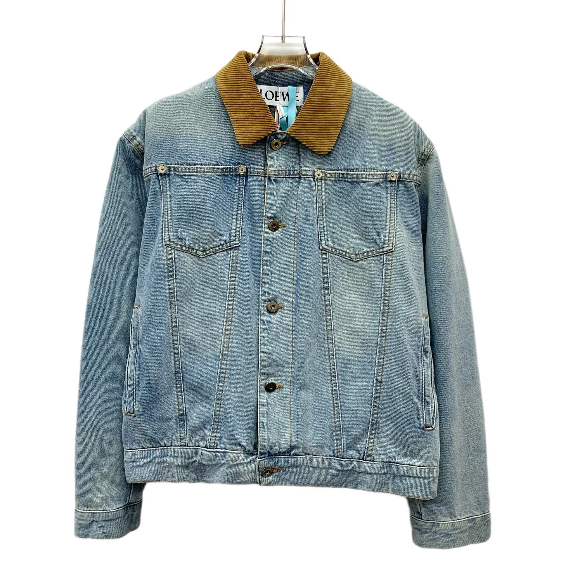 Loewe Loewe Corduroy Collar Denim Jacket Size 44 Size US S / EU 44-46 / 1 - 1 Thumbnail