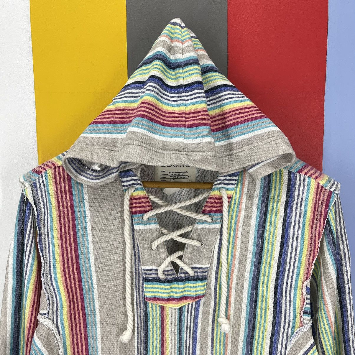 Billabong BILLABONG Multicolor Striped Hoodie #1921/10 Size US M / EU 48-50 / 2 - 2 Thumbnail