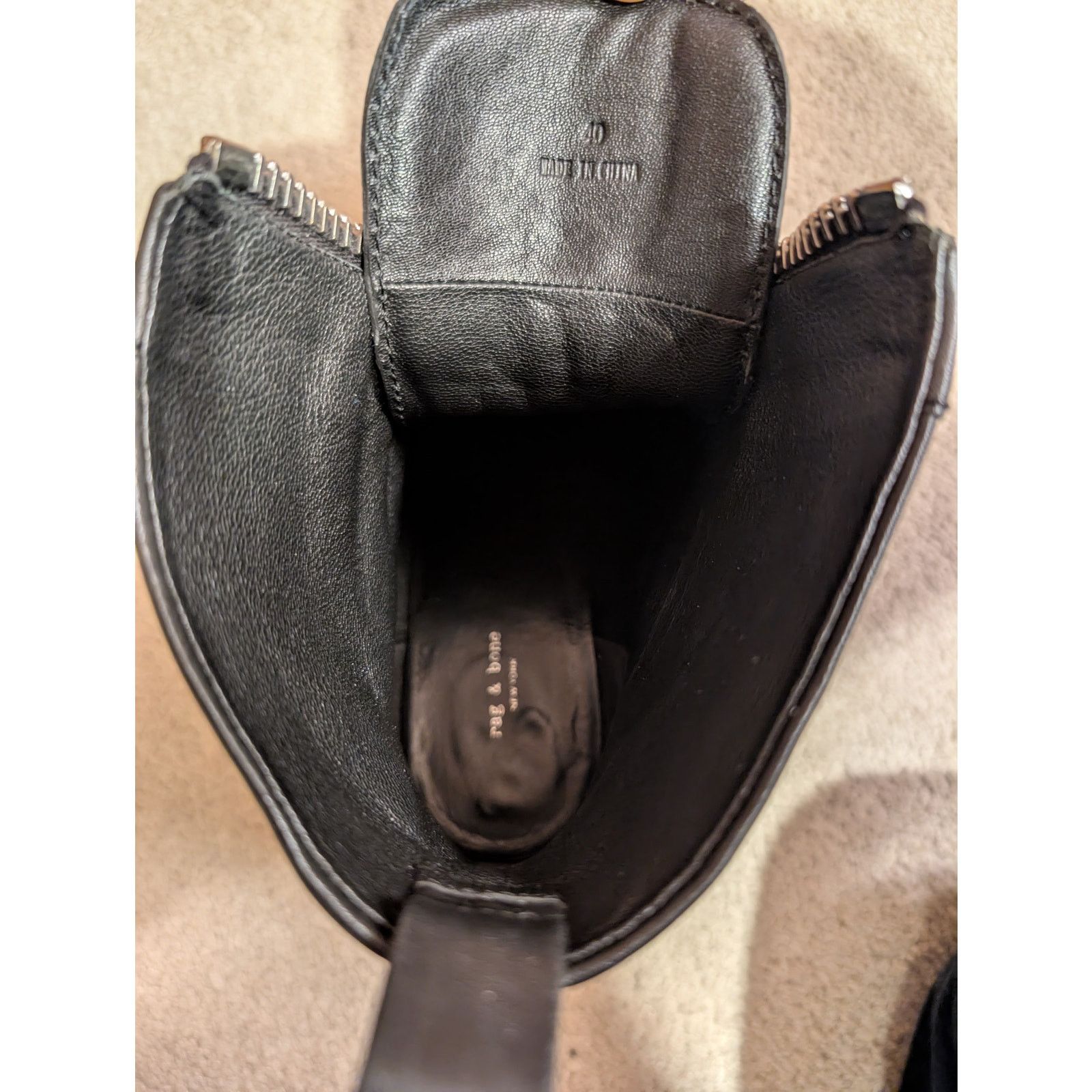 Rag & Bone Rag & Bone Women's Shiloh High Zip Boot - Leather 40EU 10US Size US 10 / IT 40 - 9 Thumbnail