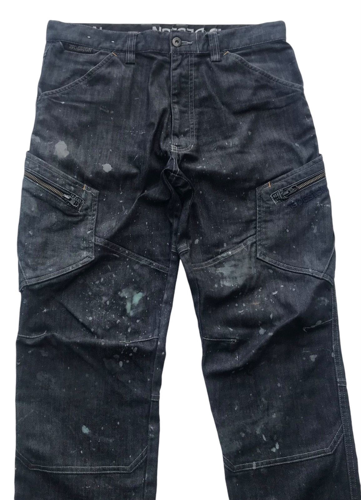 Other TS Design Denim Cargo Streetwear Pants Size US 32 / EU 48 - 2 Thumbnail