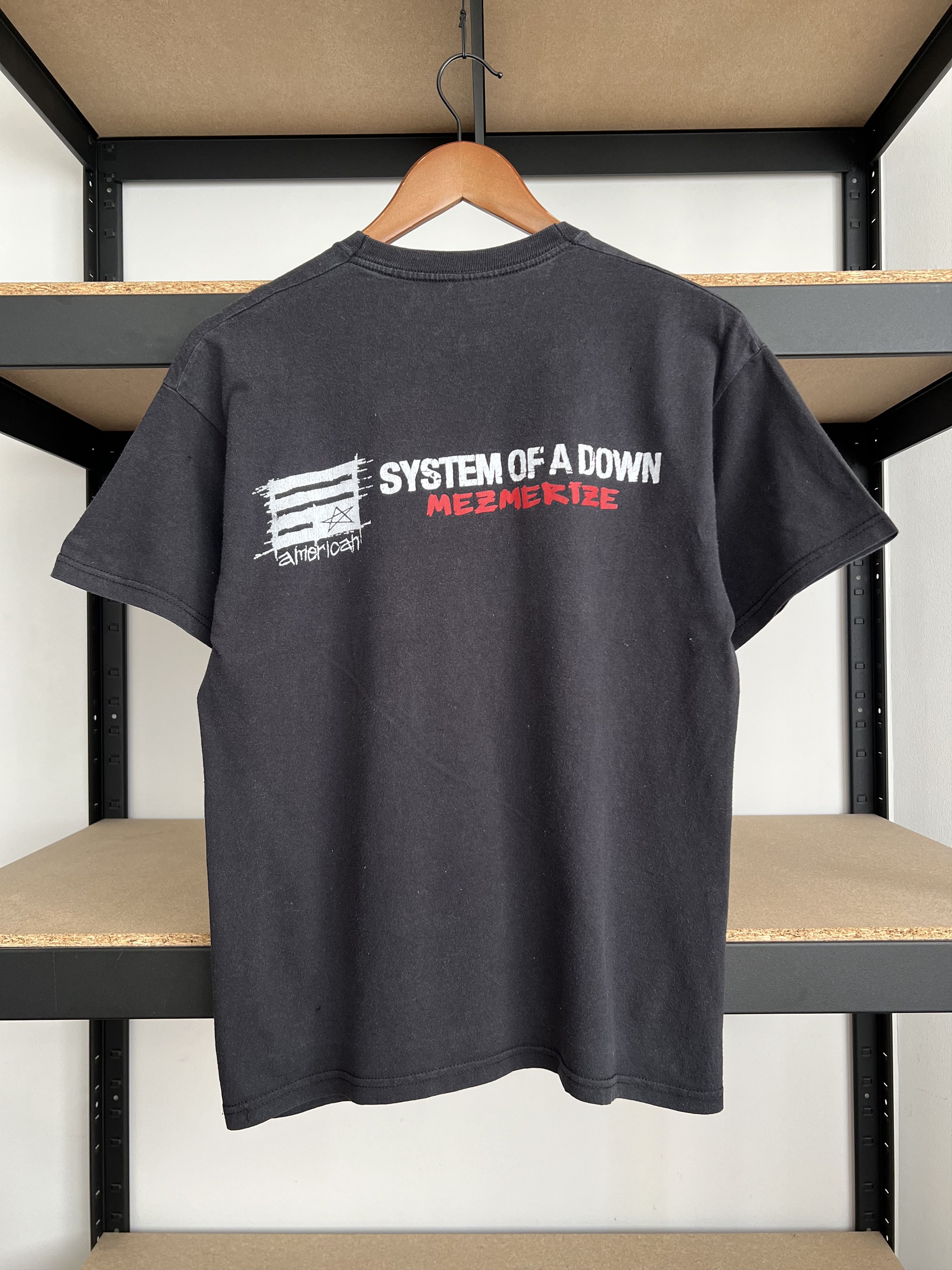 Band Tees Vintage 2000s System of a Down Mezmerize Black T-shirt Size US M / EU 48-50 / 2 - 2 Thumbnail