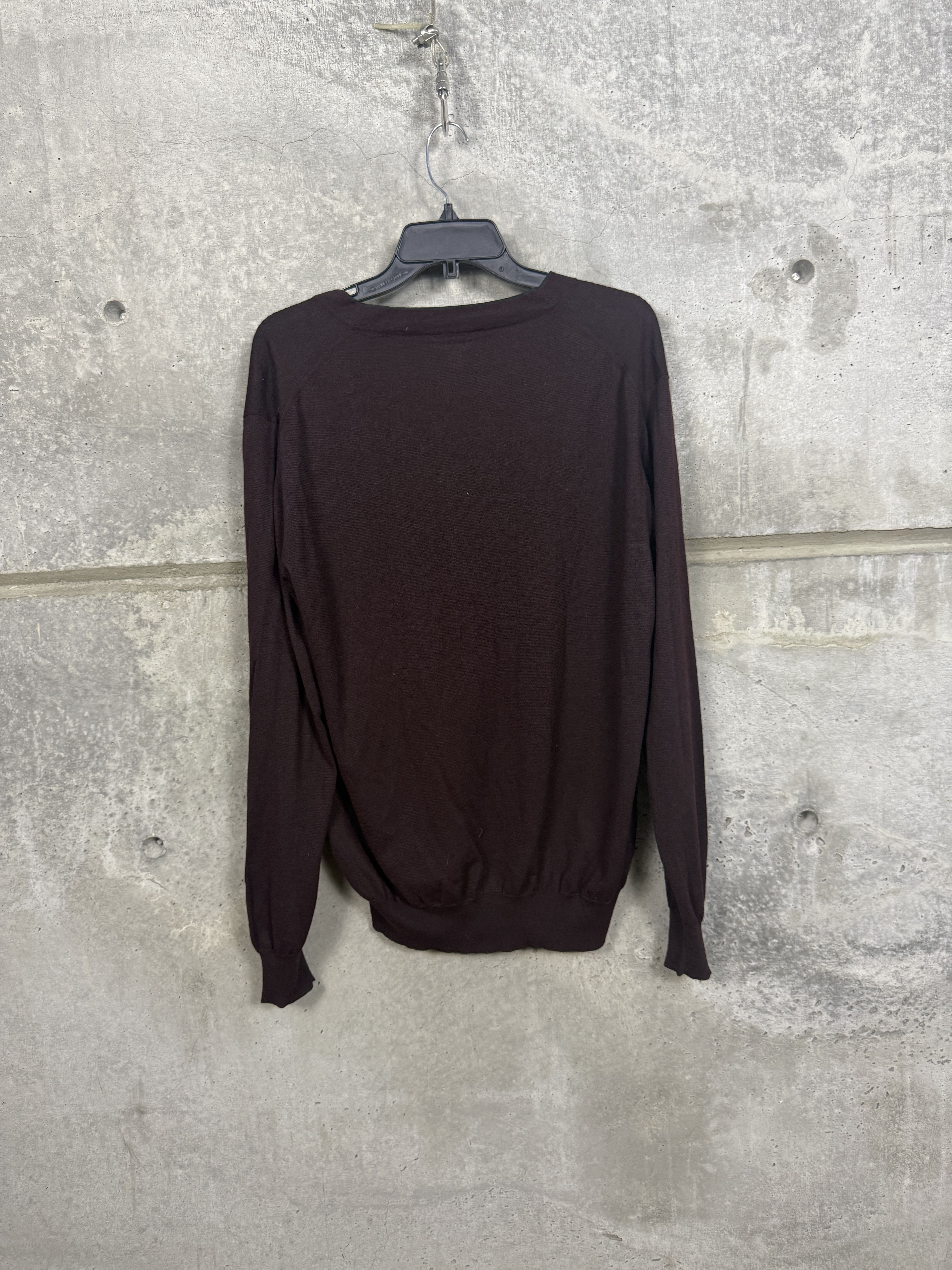 Brioni $1395 Brioni V-Neck Silk Blend Cardigan sweater Size US L / EU 52-54 / 3 - 2 Thumbnail
