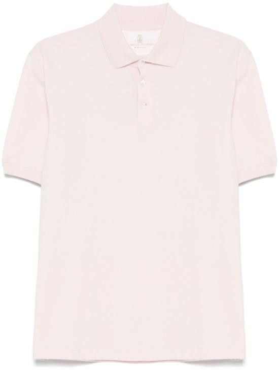 Brunello Cucinelli BRUNELLO CUCINELLI Men T-Shirts ME8548116 C2399 Pink Size US M / EU 48-50 / 2 - 1 Thumbnail