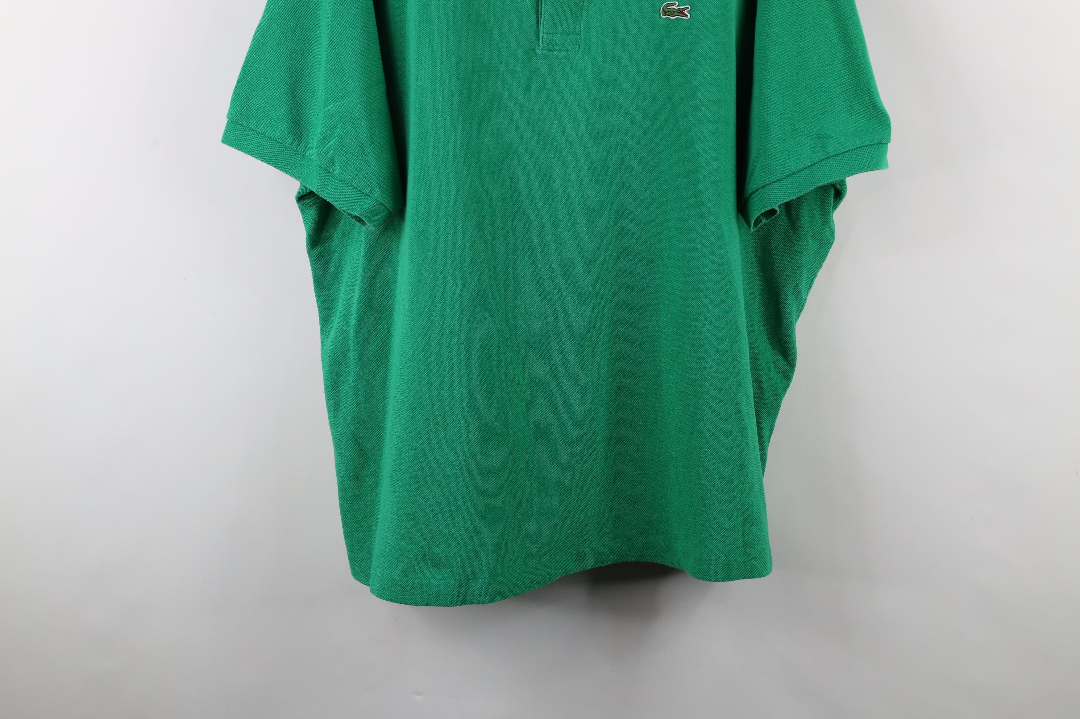 Lacoste Lacoste Logo Short Sleeve Collared Polo Shirt Kelly Green Size US XXL / EU 58 / 5 - 3 Thumbnail