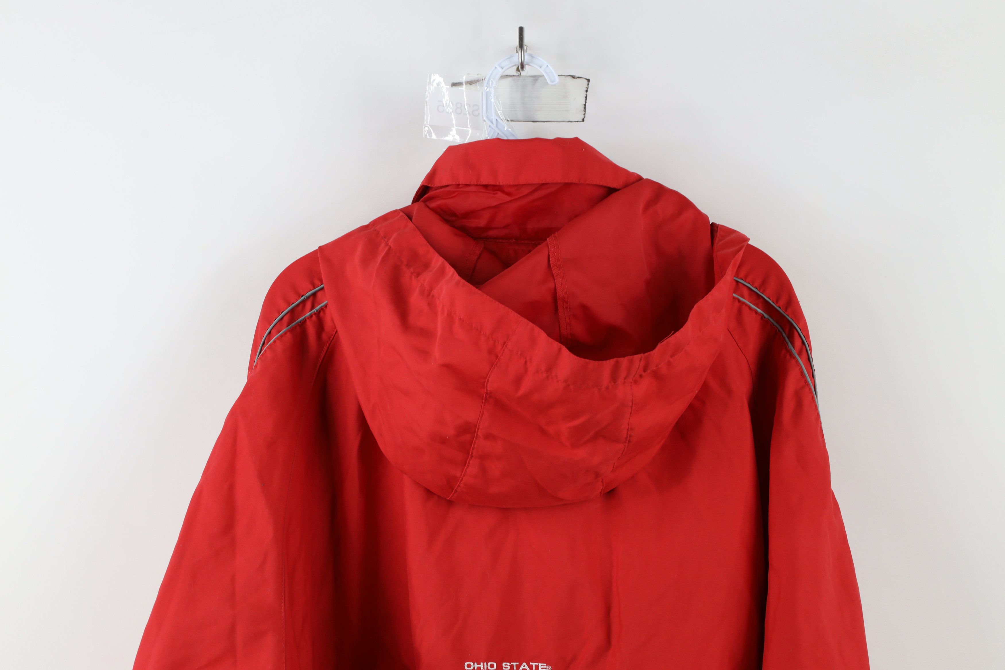 Vintage Vintage 90s Ohio State University Hooded Pullover Jacket Size US XL / EU 56 / 4 - 14 Thumbnail