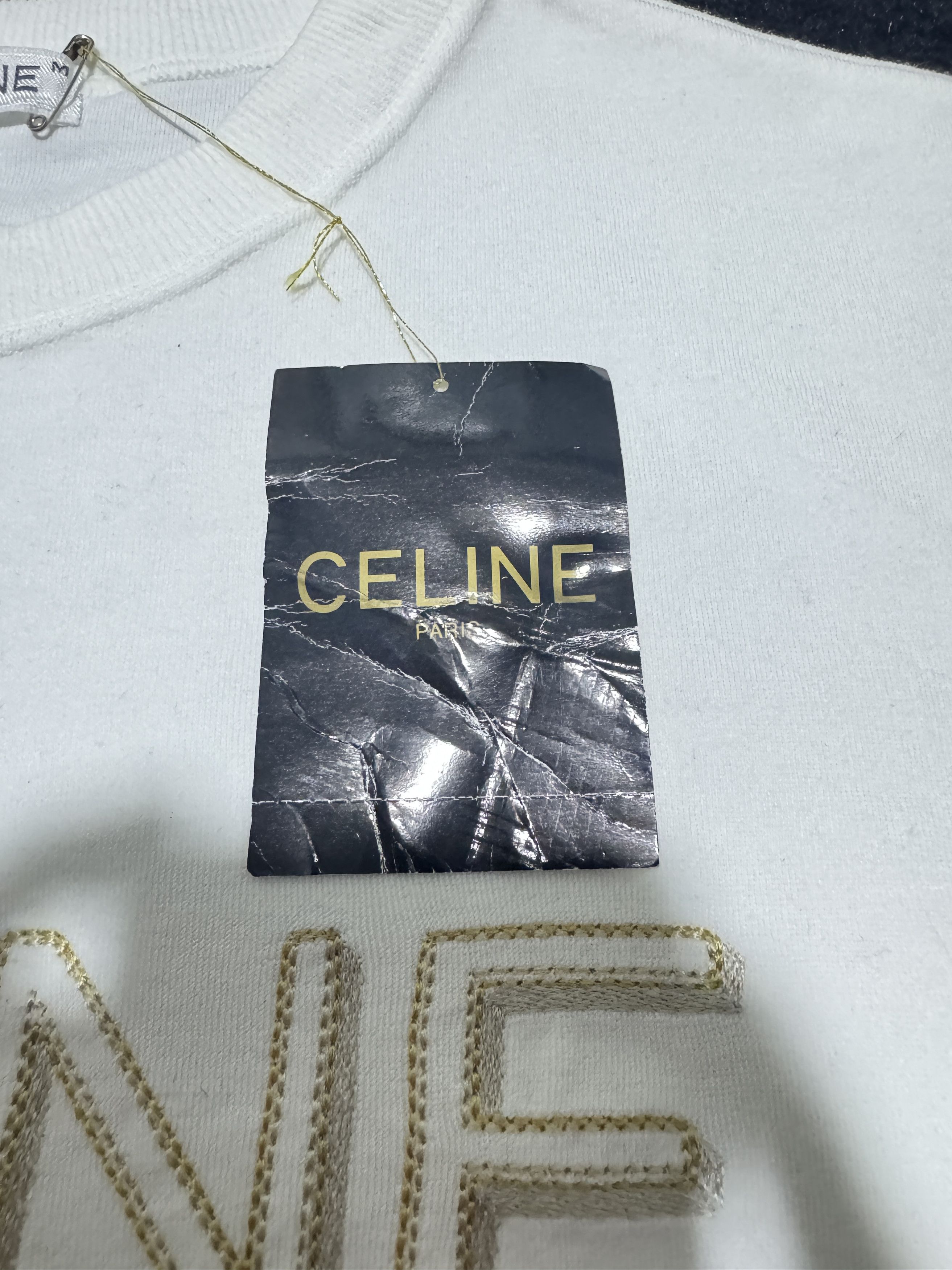 Celine Vintage Celine Paris Embroidered Japan Edition Sweatshirt Size US M / EU 48-50 / 2 - 5 Thumbnail