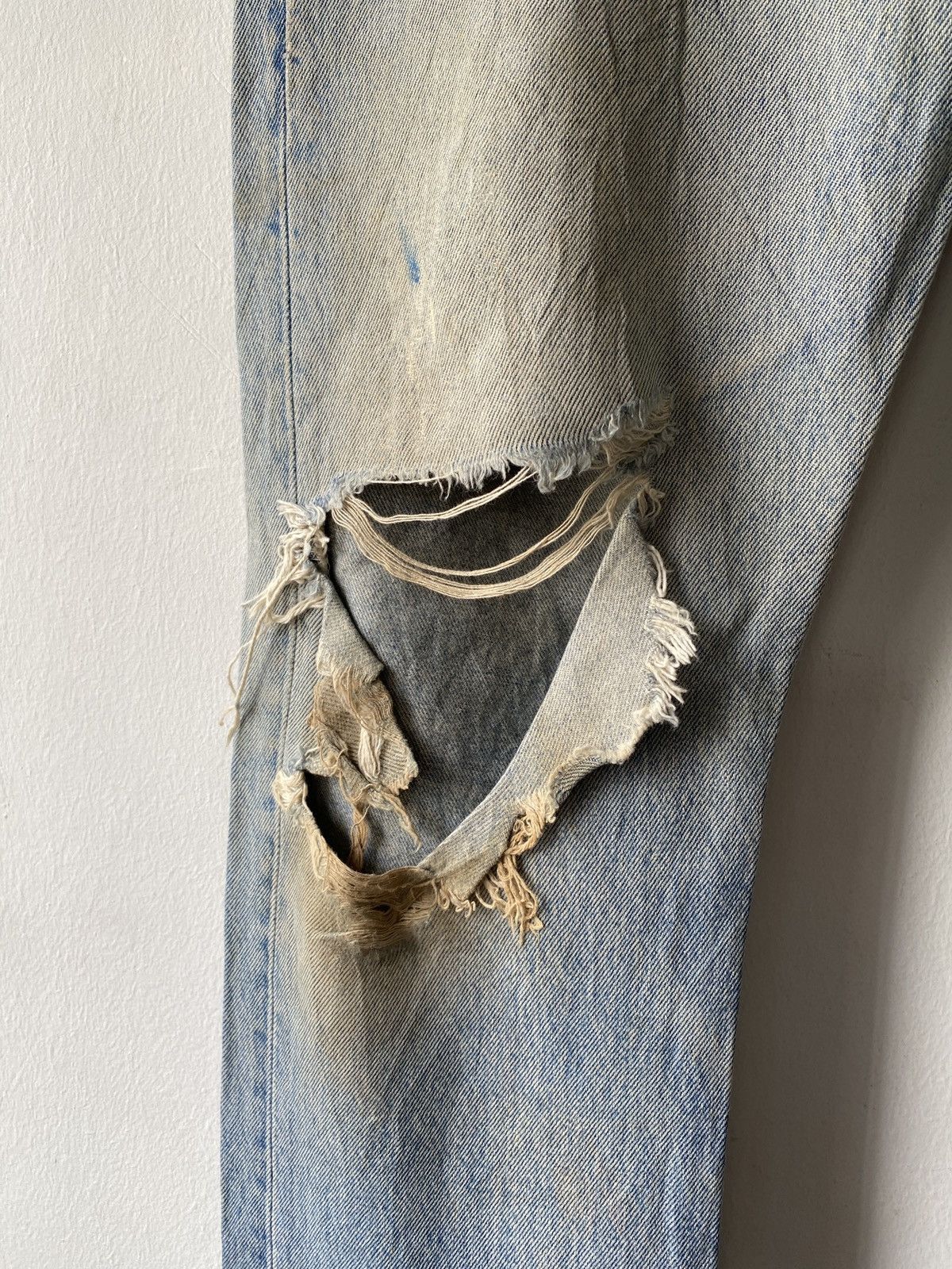 Levi's Vintage 90s Levi’s 501 Distressed Rusty Denim Size US 30 / EU 46 - 6 Thumbnail