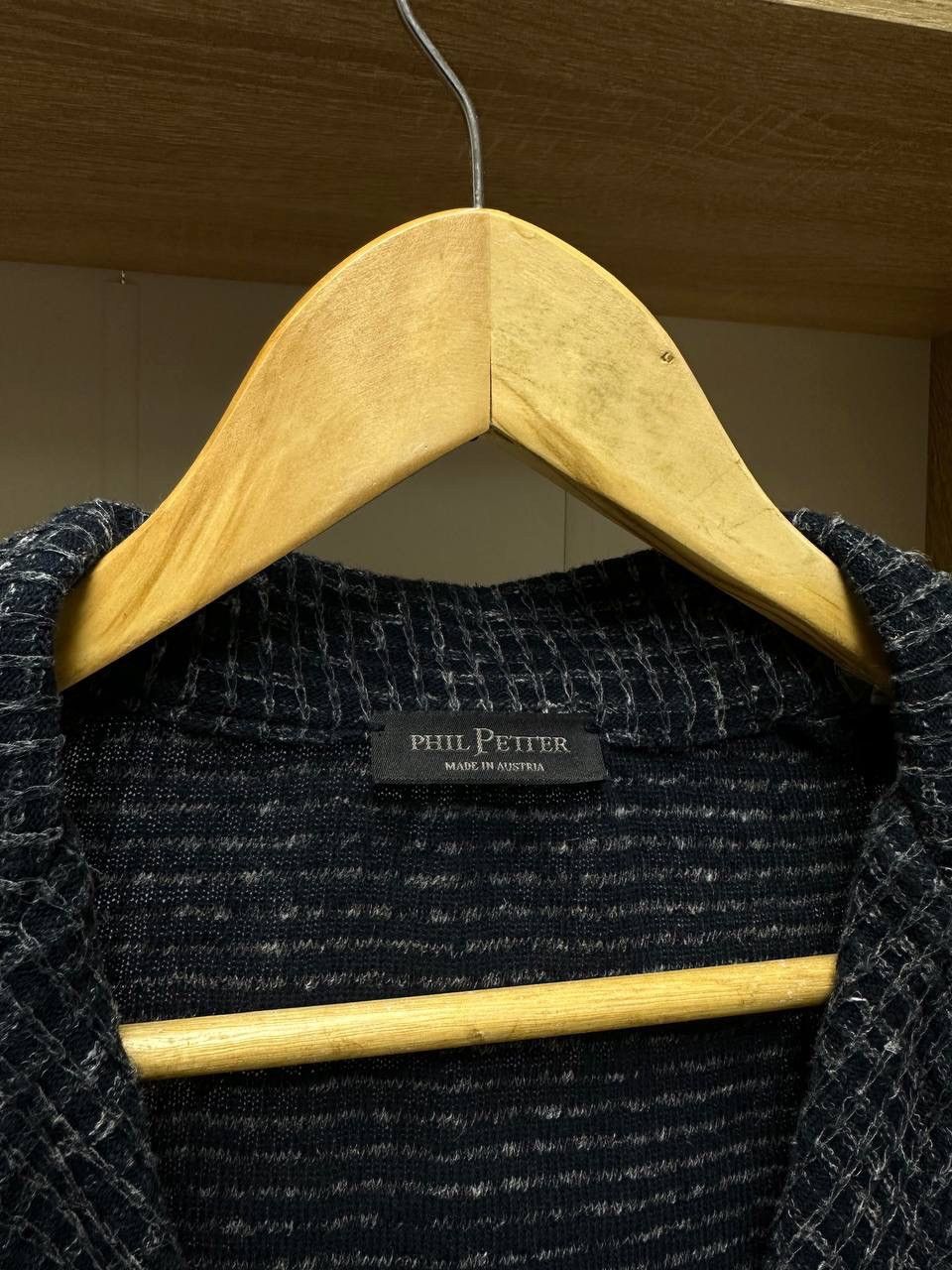 Philipp Plein × Vintage Vintage Phil Petter Black Speckled Cardigan Size US M / EU 48-50 / 2 - 7 Thumbnail