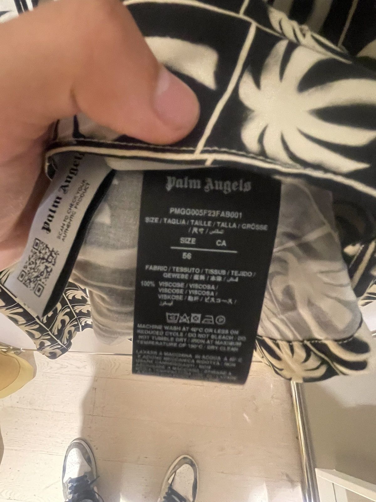 Palm Angels Palm Angels Dripping Palms Shirt Size US XL / EU 56 / 4 - 7 Thumbnail