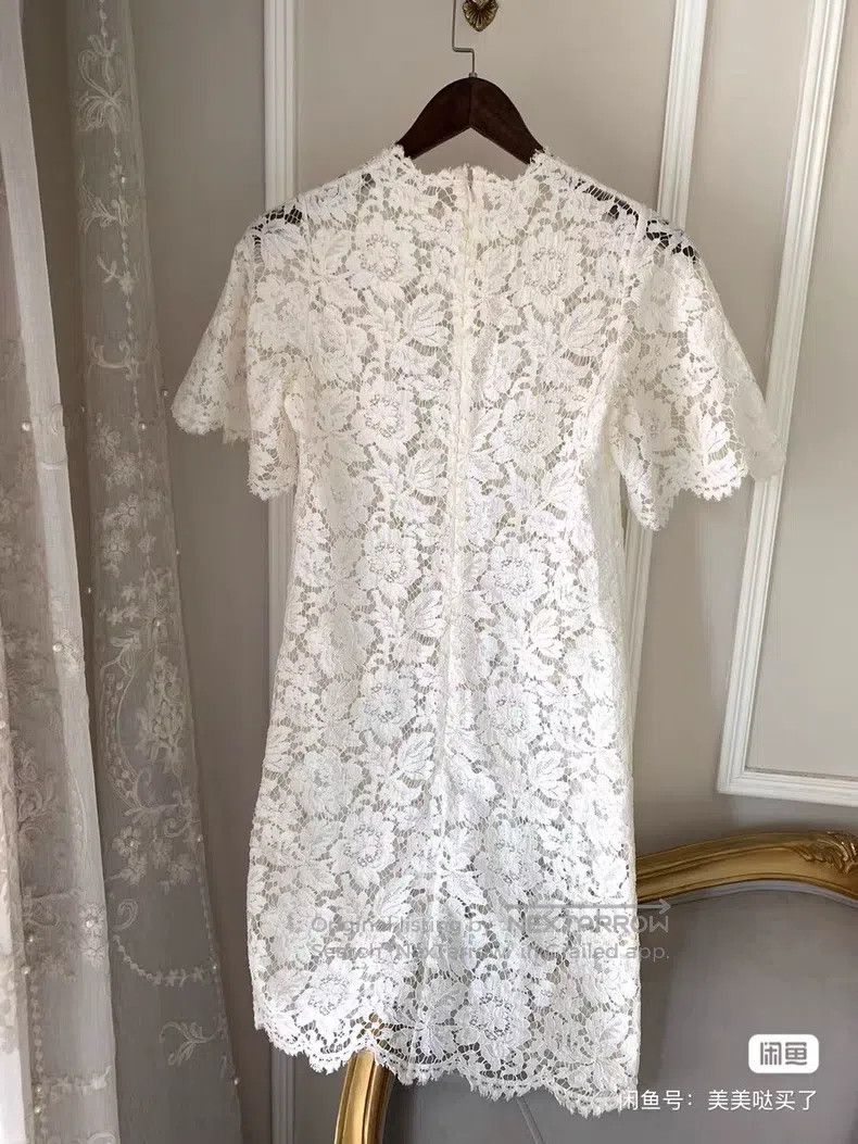 Valentino Valentino White lace dress two-piece set Size S / US 4 / IT 40 - 2 Thumbnail