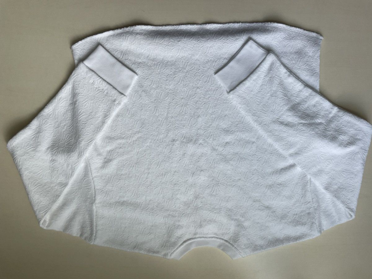 Chrome Hearts Chrome Hearts Tonal Monogram Cross White Cropped Sweatshirt Size M / US 6-8 / IT 42-44 - 7 Thumbnail