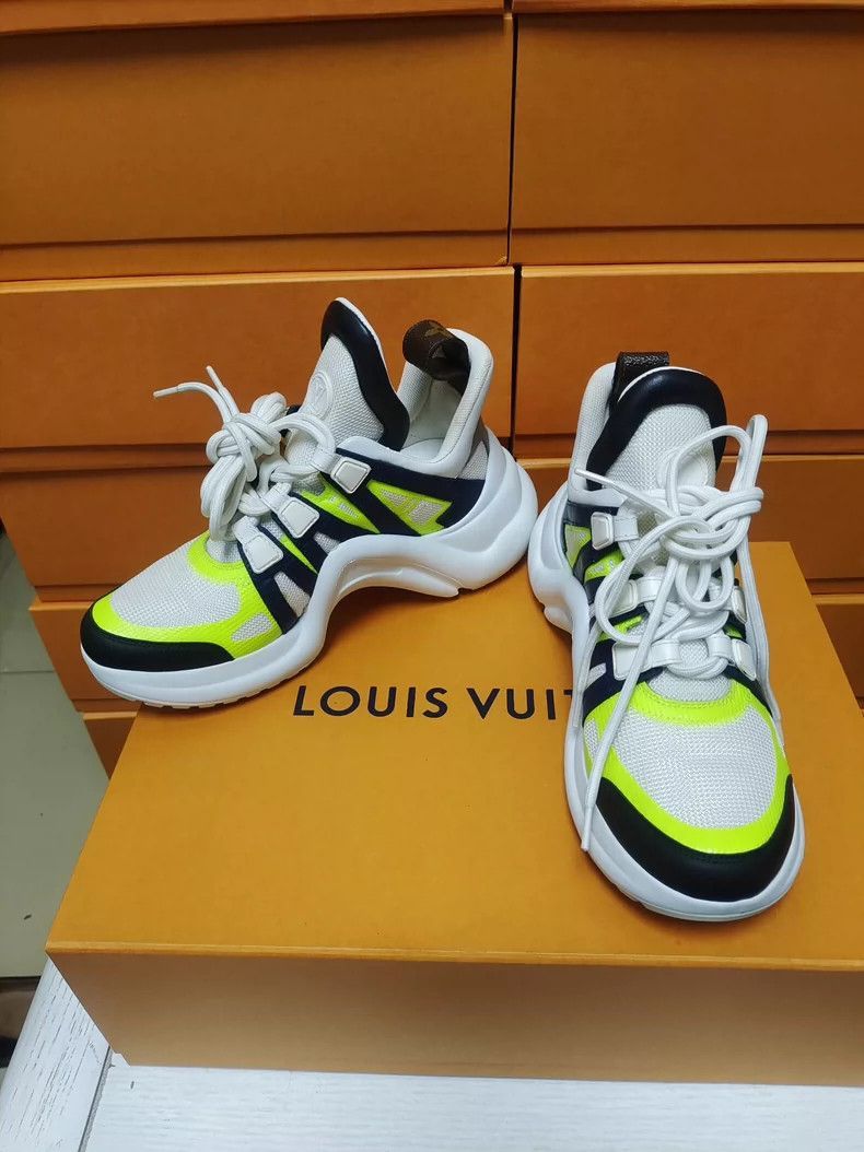 Louis Vuitton Louis Vuitton LV Color Block Dad Sneakers Women Size 35-25 Size US 5 / IT 35 - 3 Thumbnail