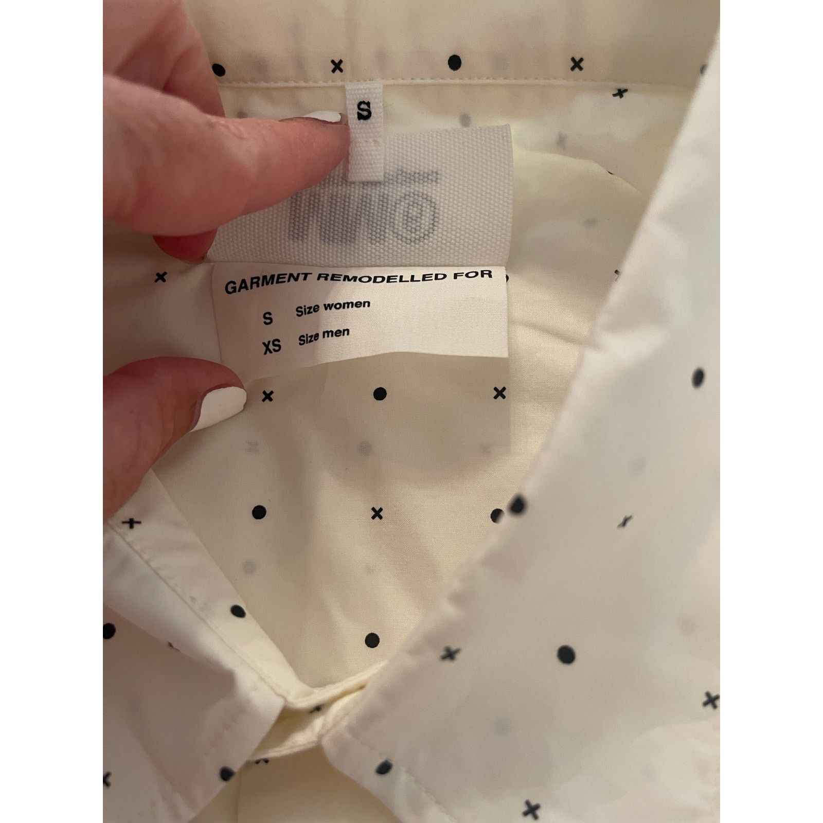 Maison Margiela Maison Margiela MM6 Oversized Dot Shirt Dress NWT Small Size S / US 4 / IT 40 - 5 Thumbnail