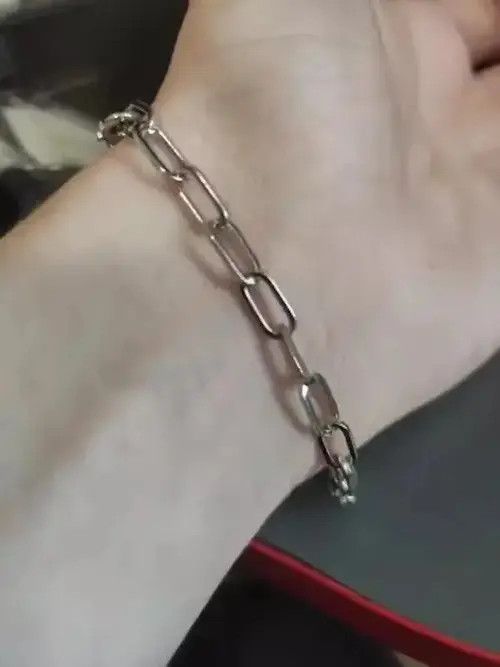 Japanese Brand Stainless Steel Chain Bracelet Unisex Wrist Jewelry Size ONE SIZE - 2 Thumbnail