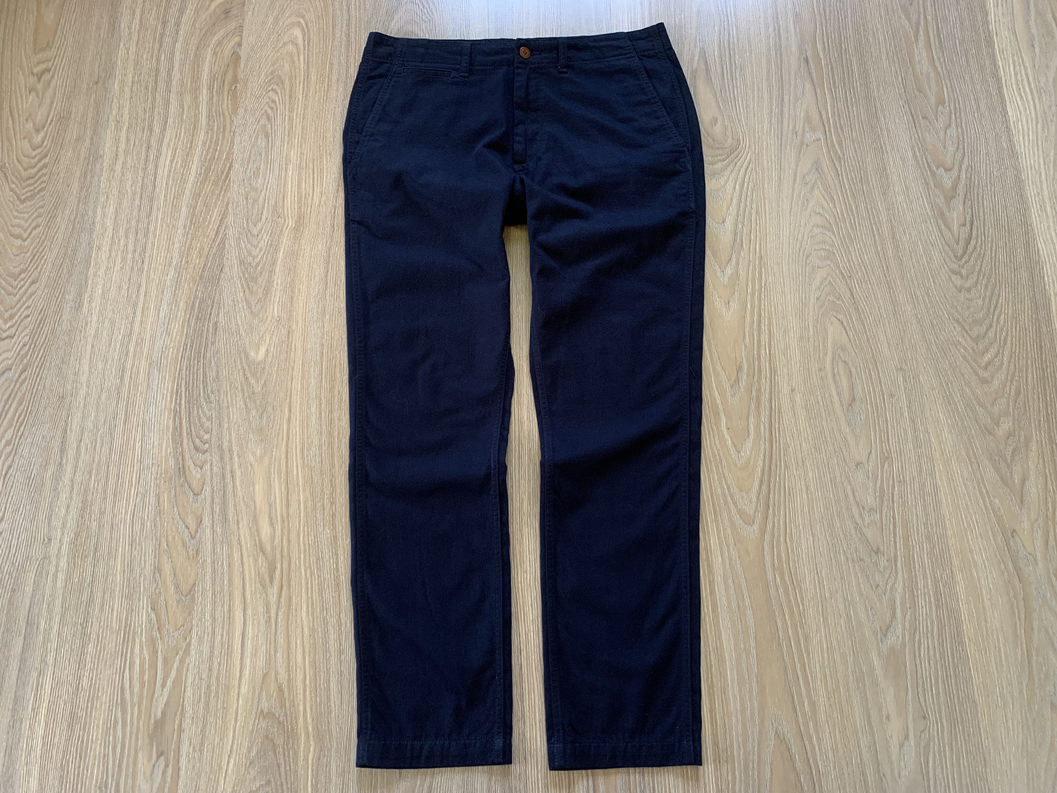 Superdry Superdry Navy Blue Cotton Chino Pants Size US 34 / EU 50 - 2 Thumbnail