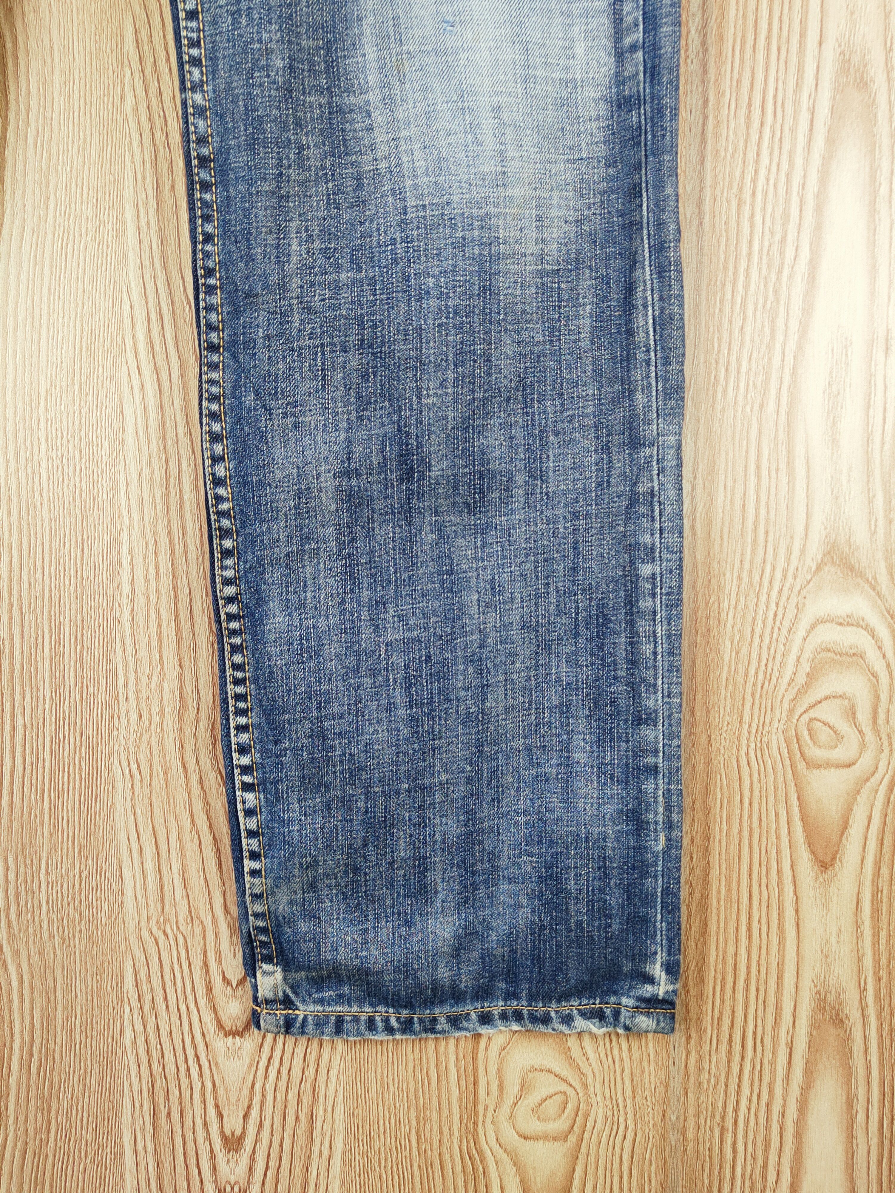 Takeo Kikuchi Takeo Kikuchi Dark Blue Faded Distressed Ripped Jeans #S2738 Size US 34 / EU 50 - 6 Thumbnail