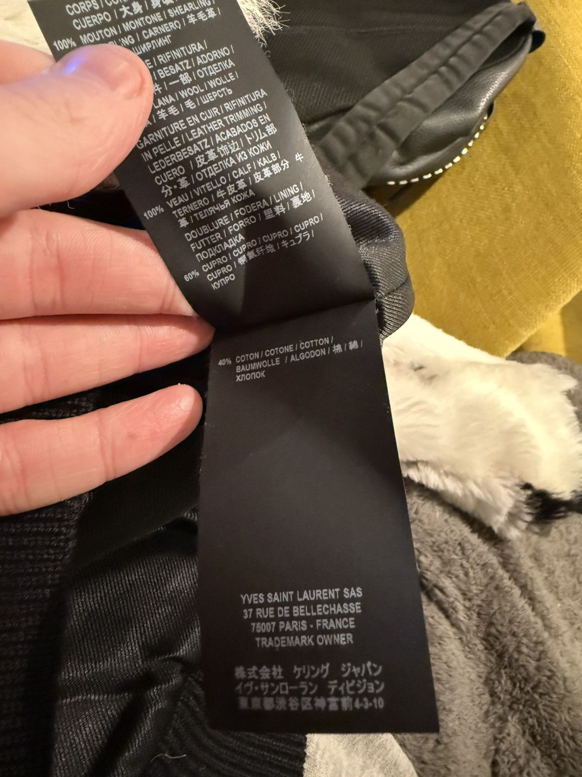 Saint Laurent Paris Saint Laurent Zebra Shearling Jacket Size US M / EU 48-50 / 2 - 8 Thumbnail