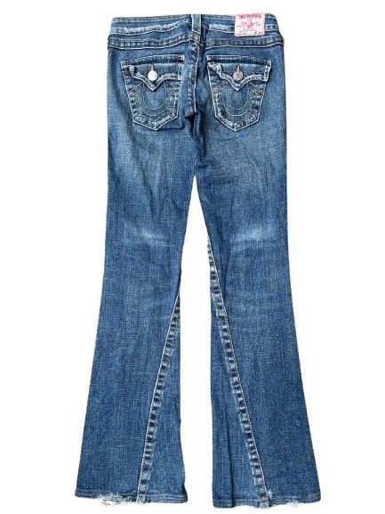 True Religion VINTAGE TRUE RELIGION FLARED JEANS MADE IN USA Size US 32 / EU 48 - 2 Thumbnail