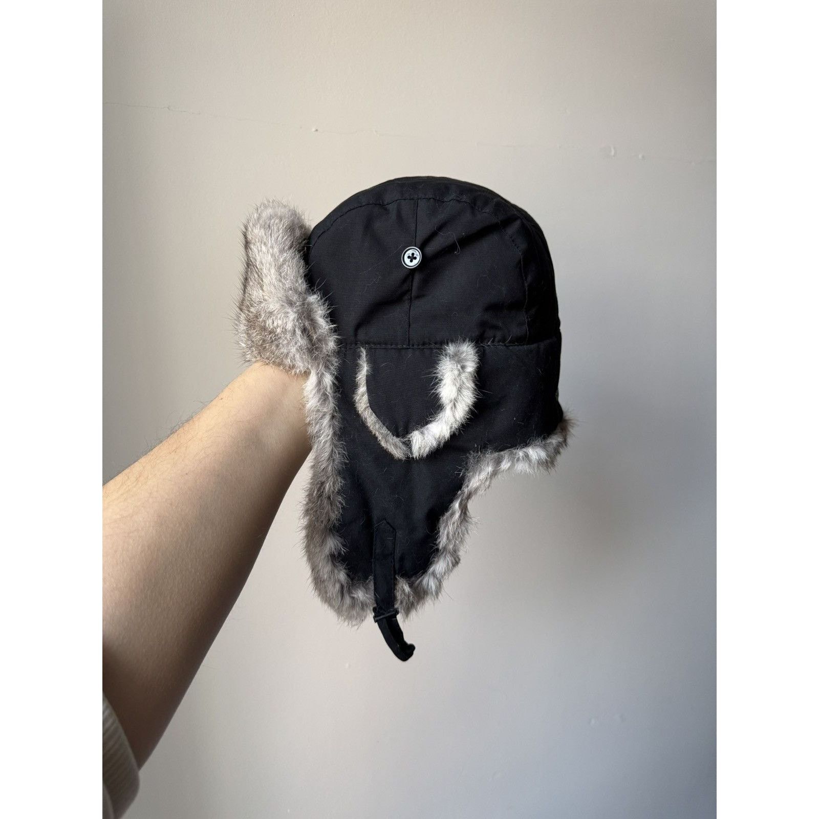Japanese Brand × Vintage Y2K Faux Fur Ushanka Vintage Fuzzy Warm Trapper Hat Size ONE SIZE - 2 Thumbnail