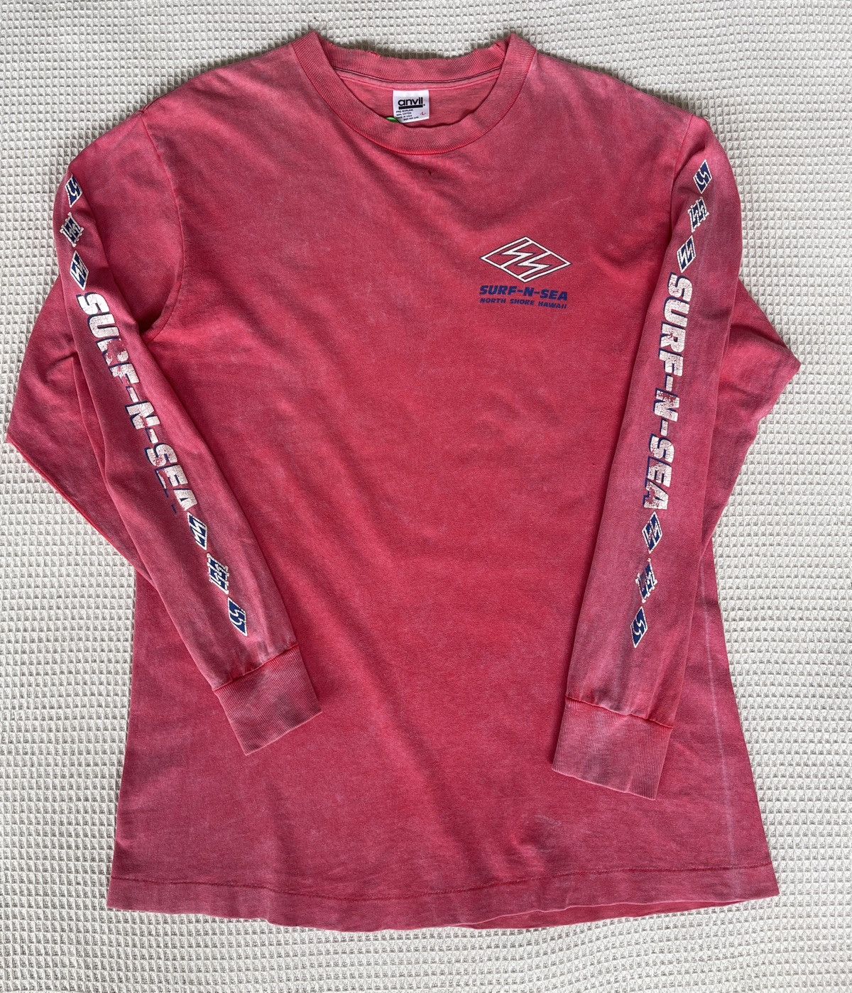 Sun Surf Vintage 90s Thrashed Sun Faded🔥SURF Hawaii🔥Long Sleeve Tee Size US L / EU 52-54 / 3 - 4 Thumbnail