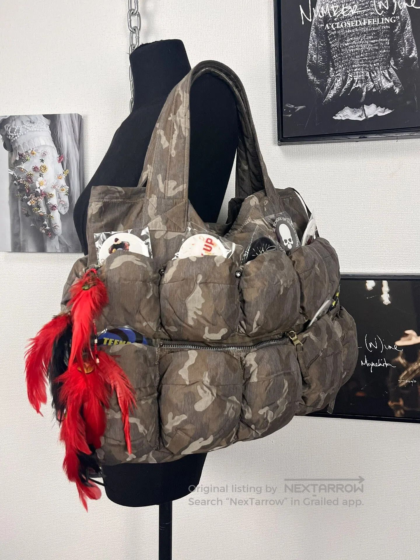 Marithe + Francois Girbaud marithe francois girbaud multi-pocket bag. Size ONE SIZE - 4 Thumbnail