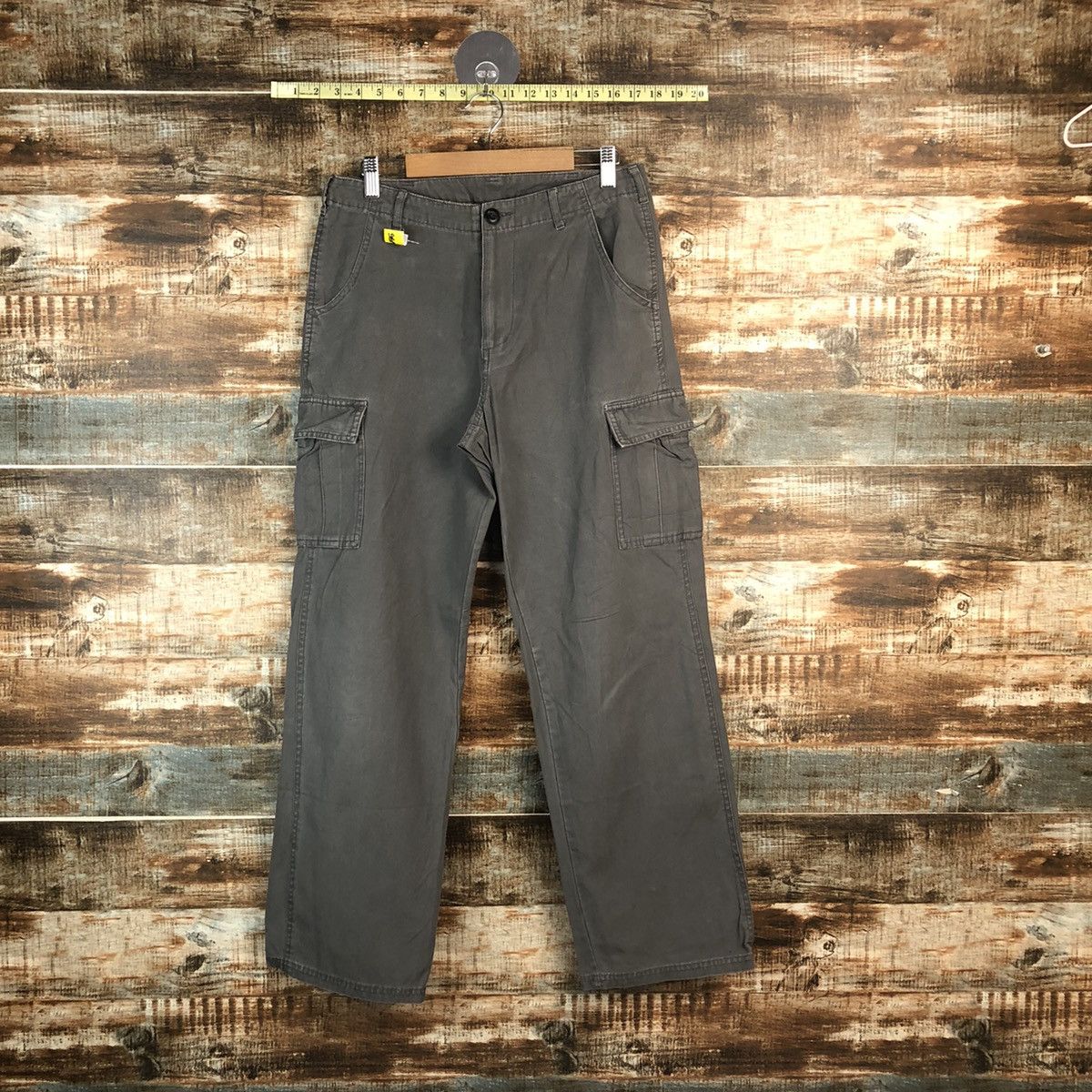 Japanese Brand DL Japanese Brand Gray Cargo Multipocket Pants #C655 Size US 27 - 1 Thumbnail