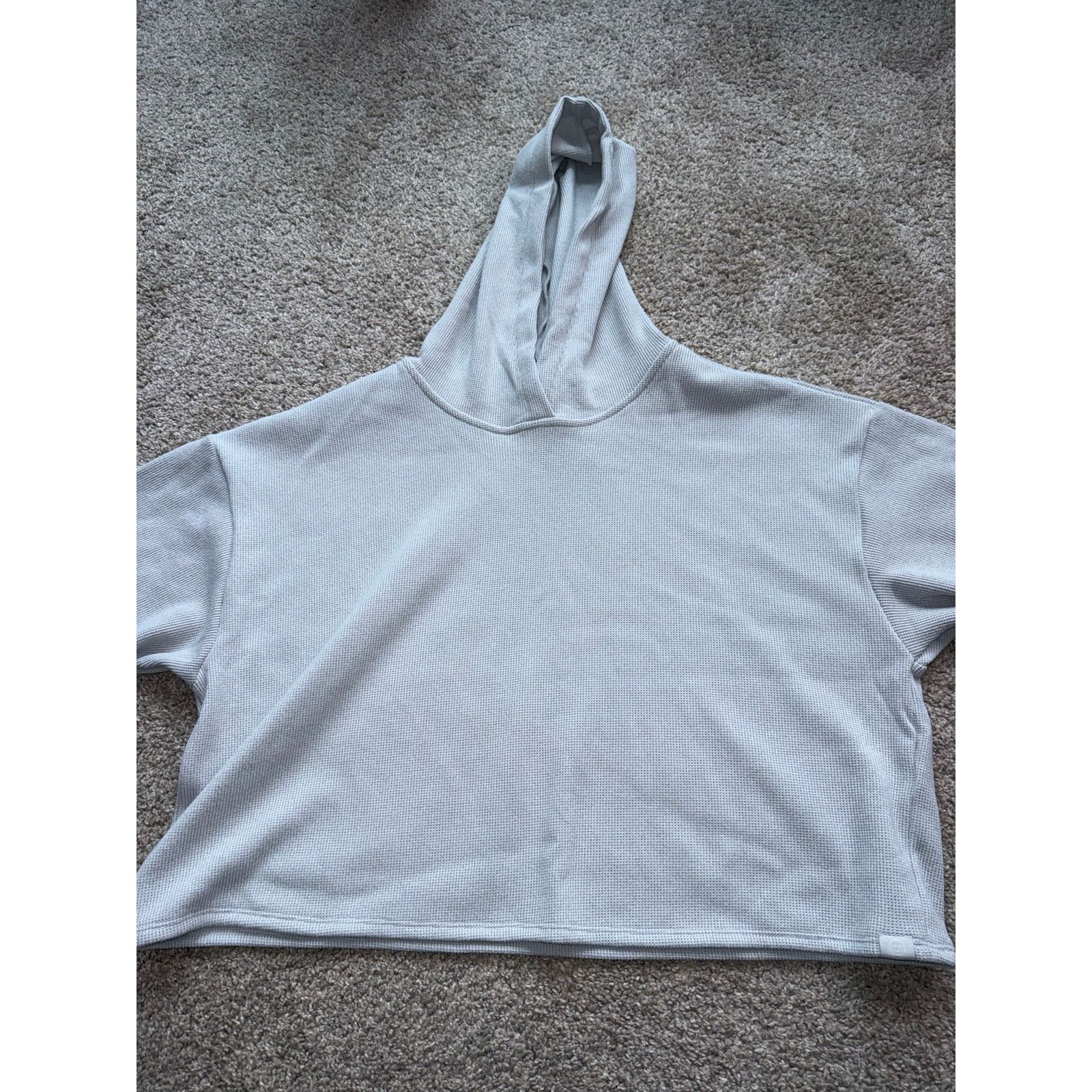 Hollister Hollister Gilly Hicks Cozy Waffle Hoodie - Light Gray, Large Size L / US 10 / IT 46 - 1 Thumbnail