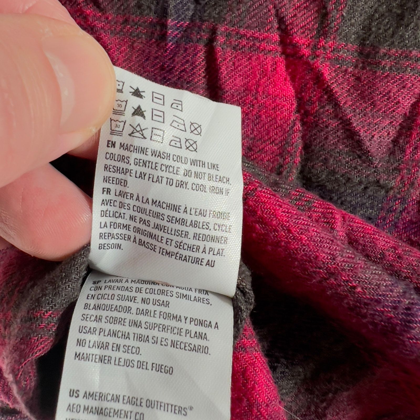 American Eagle Outfitters American Eagle Outfitters Button Flannel Shirt Woman S Size S / US 4 / IT 40 - 12 Thumbnail