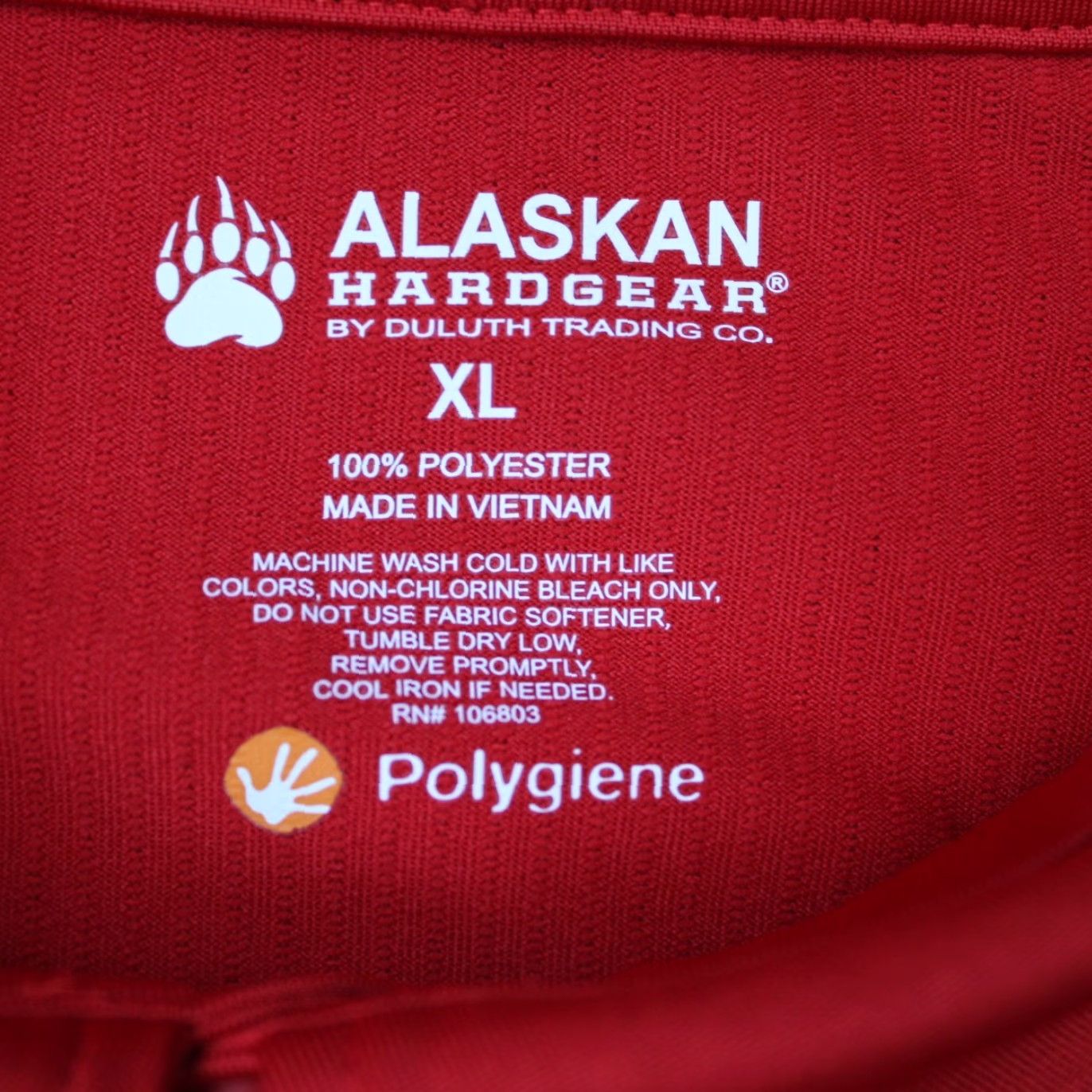 Vintage Duluth Alaskan Hardgear Polo Shirt Mens XL Red Pocket Polygiene S/S Size US XL / EU 56 / 4 - 7 Thumbnail