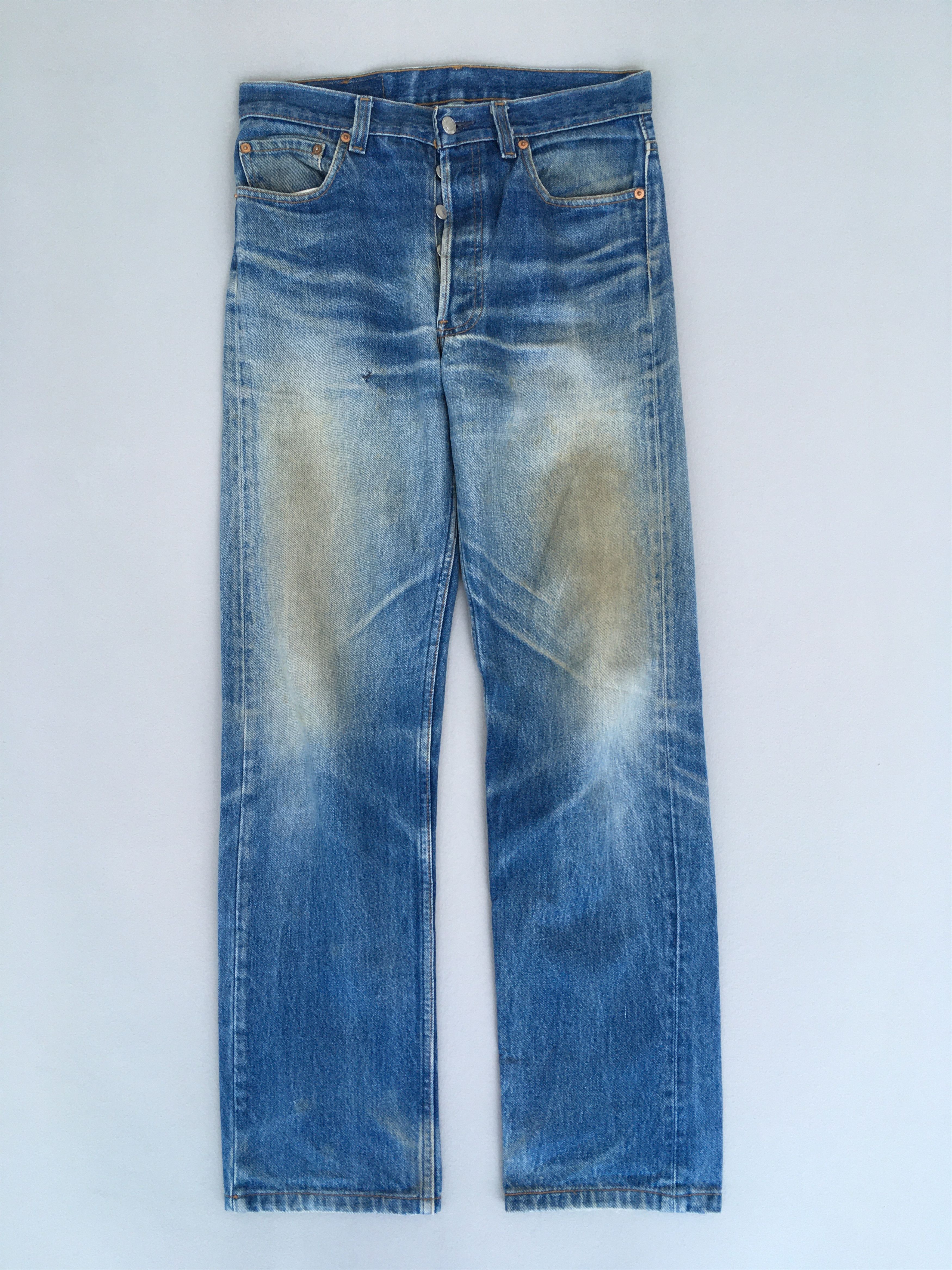 Image of Size 30X30.5 Vintage Levis 501Xx Jeans Light Washed in Blue, Men's