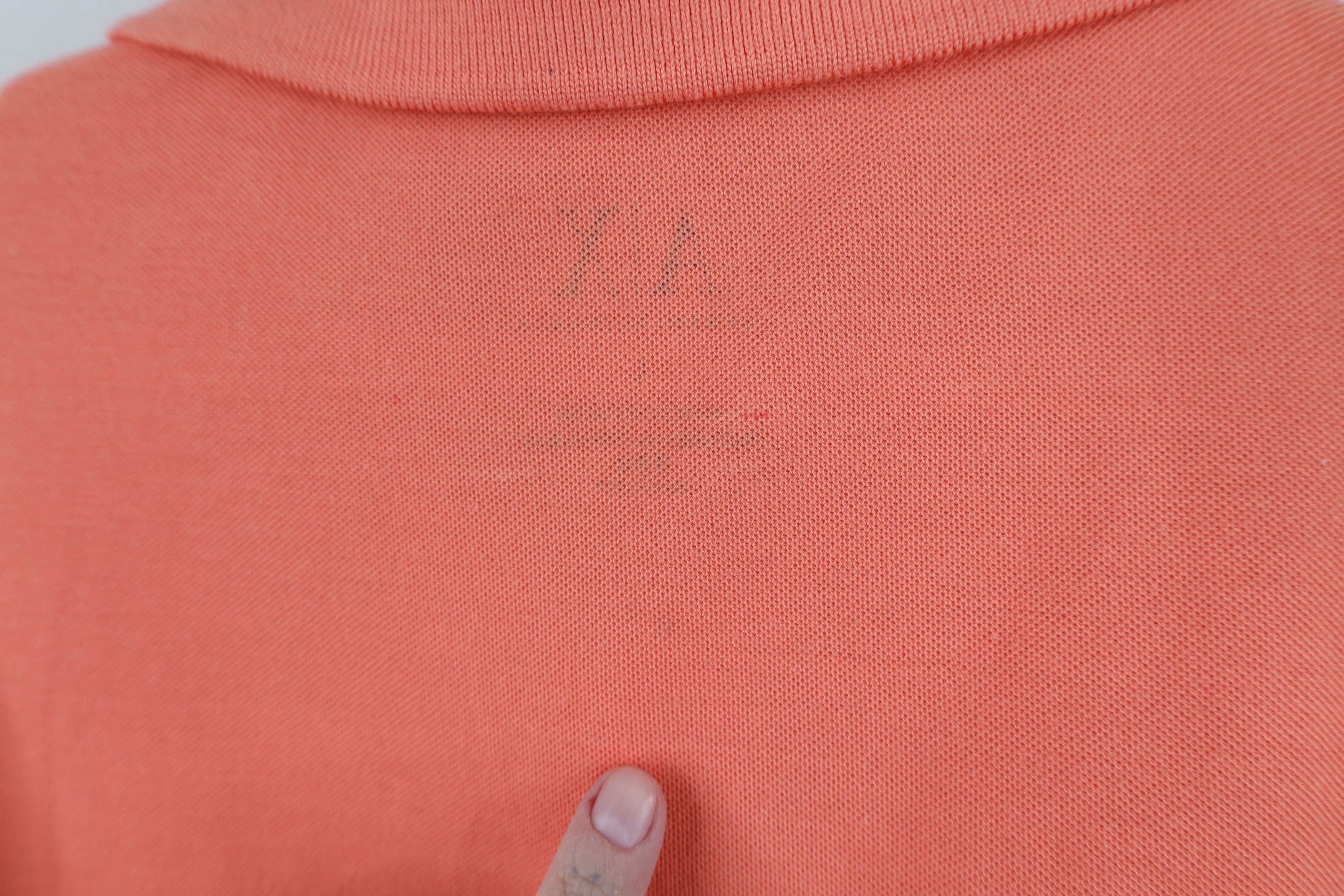 Armani Exchange Armani Exchange Box Logo Soft Cotton Collared Polo Salmon Size US L / EU 52-54 / 3 - 10 Thumbnail