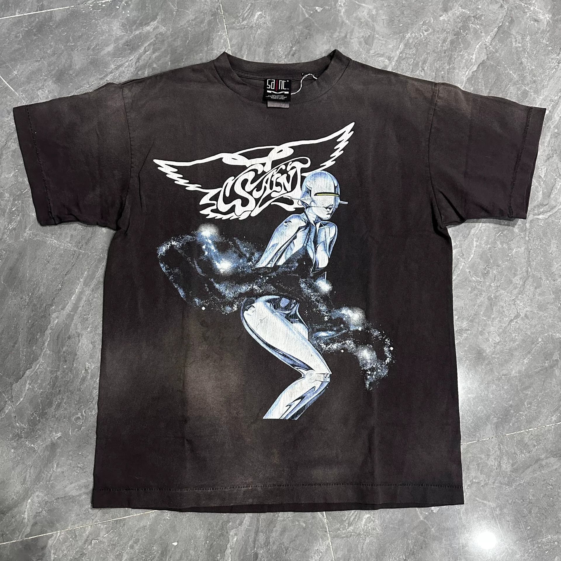 Saint Michael Saint Michael Graphic T-Shirt by Hajime Sorayama