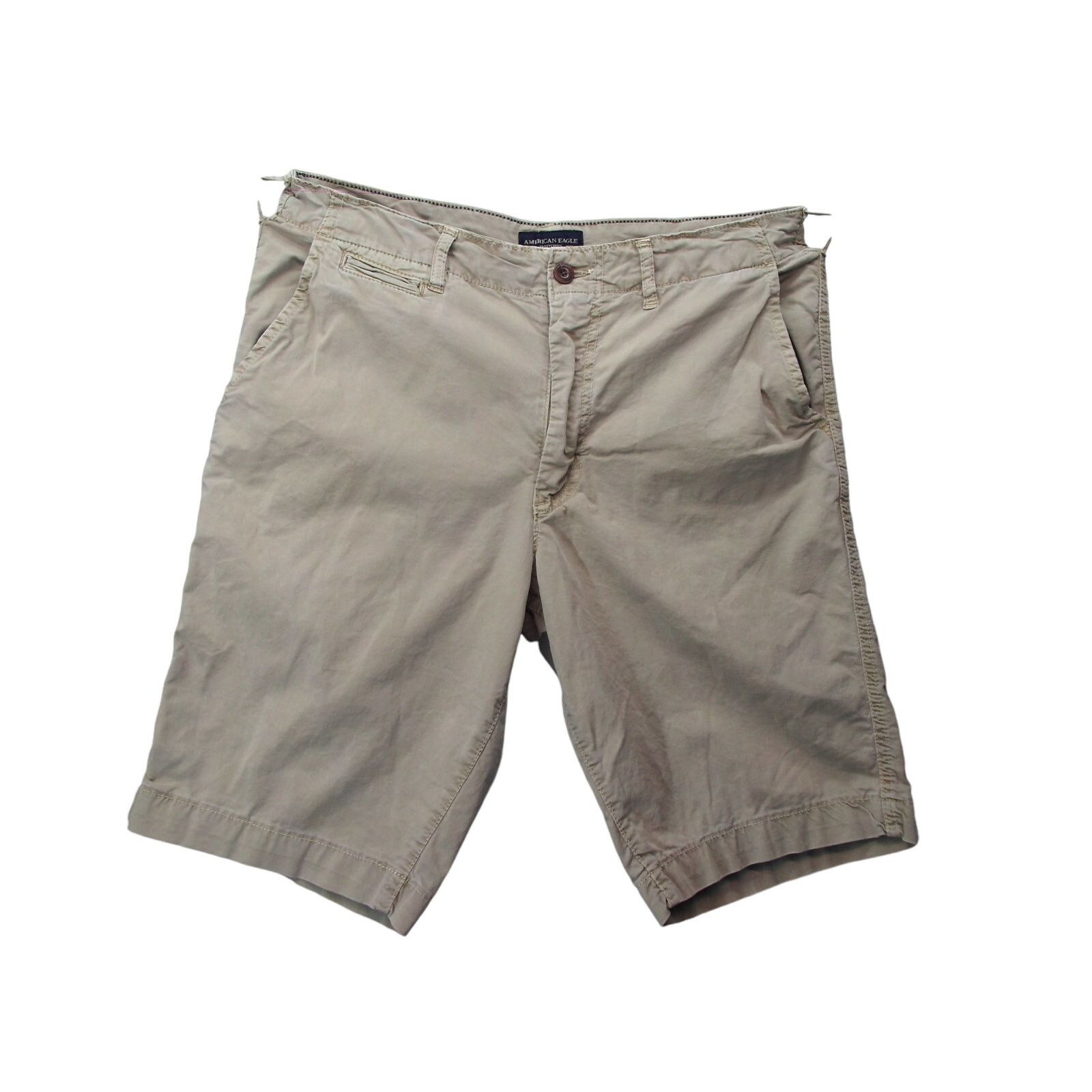 American Eagle Outfitters American Eagle Khaki Shorts Size 33 Next Flex Long Length Size US 33 - 1 Thumbnail