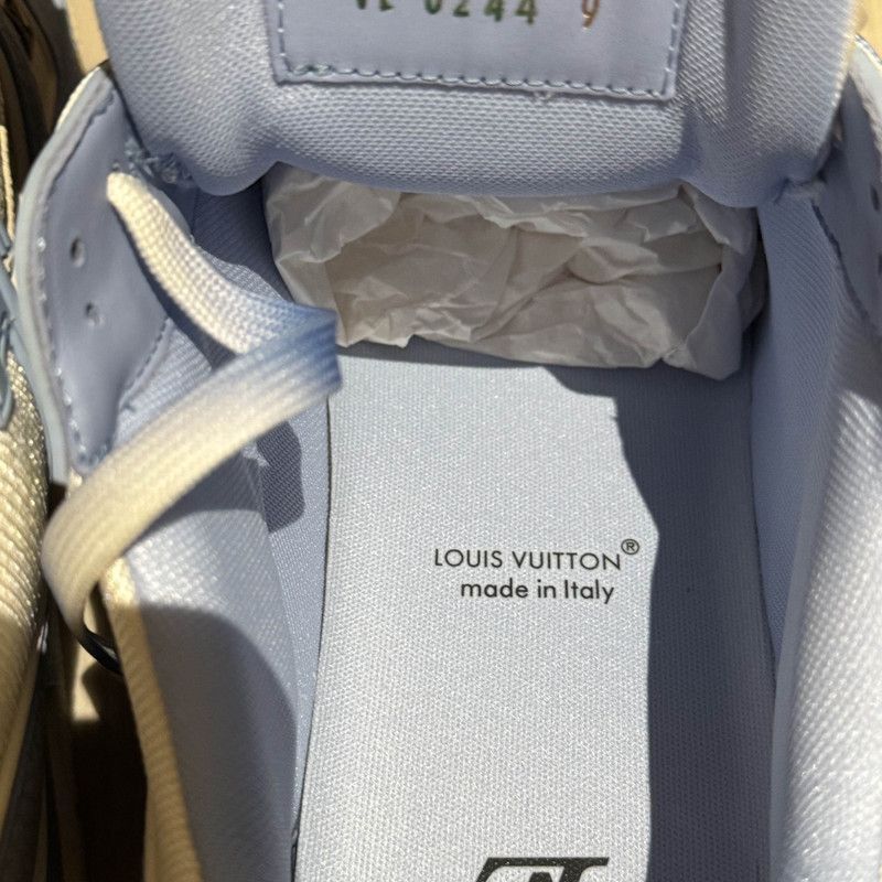 Louis Vuitton Louis Vuitton Trainer Low Top Sneakers in Blue -2508 Size US 9.5 / EU 42-43 - 5 Thumbnail
