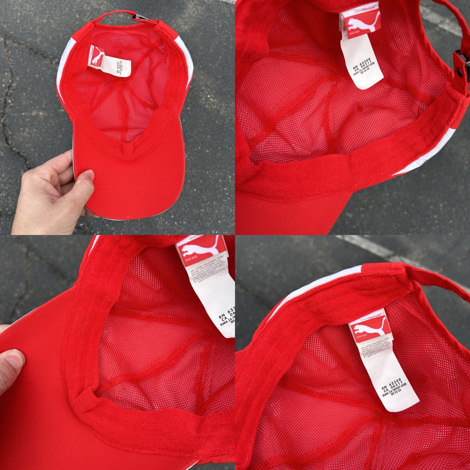 Puma PUMA Scuderia Ferrari Formula F1 Racing Hat Cap Mens One Size Strap Hat Dad Hat Red Size ONE SIZE - 9 Thumbnail