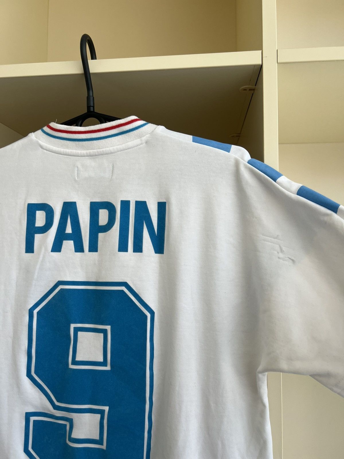 Adidas Adidas Olympique Marseille Football PAPIN 9 Soccer Jersey Size US S / EU 44-46 / 1 - 14 Thumbnail