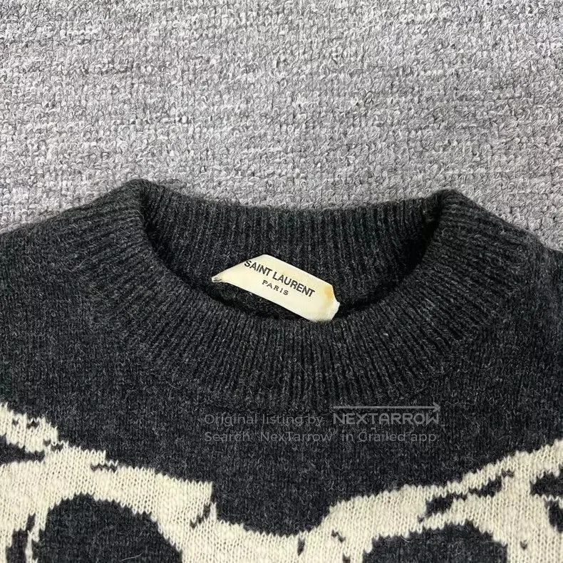 Saint Laurent Paris SLP Skeleton Knit Sweater Size s Size US M / EU 48-50 / 2 - 5 Thumbnail
