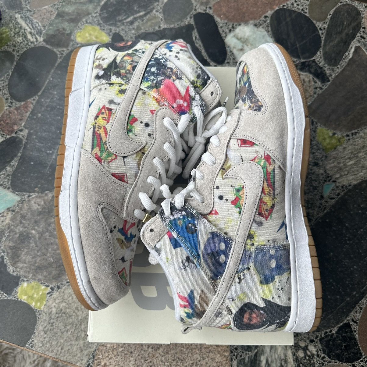 Supreme x Nike sb dunk rammellzee high