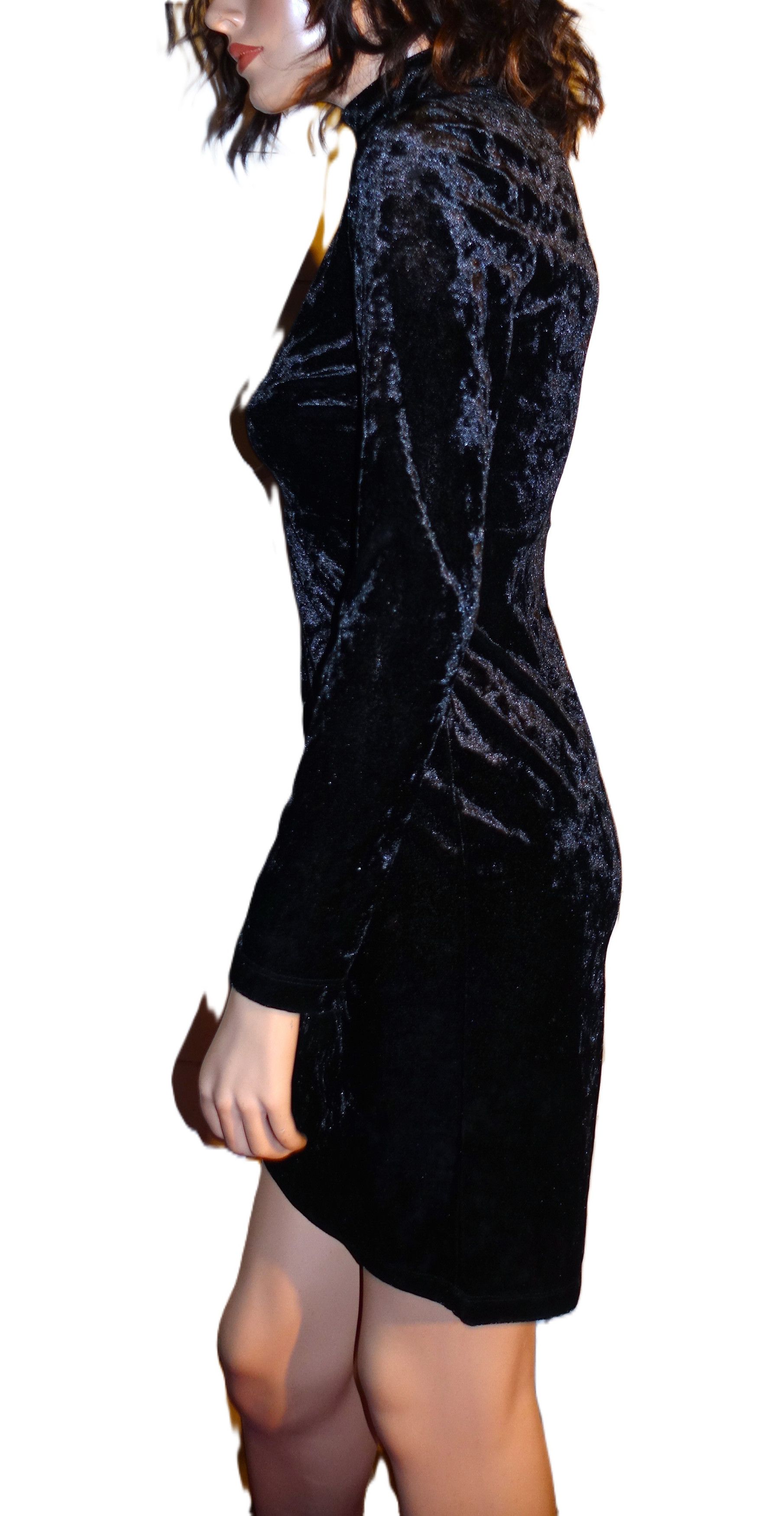 Other Bardot Black Choker Velvet Dress 4 Size S / US 4 / IT 40 - 4 Thumbnail