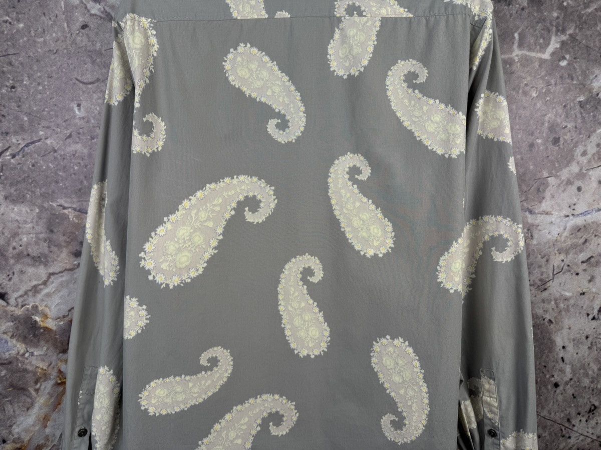 Club Monaco Club Monaco Paisley Button Up Shirt Gray Casual Men’s Size US M / EU 48-50 / 2 - 13 Thumbnail