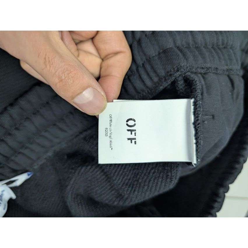 Off-White o1rshd1 Pixel Diag Sweatpants in Black / White Size US 36 / EU 52 - 18 Thumbnail