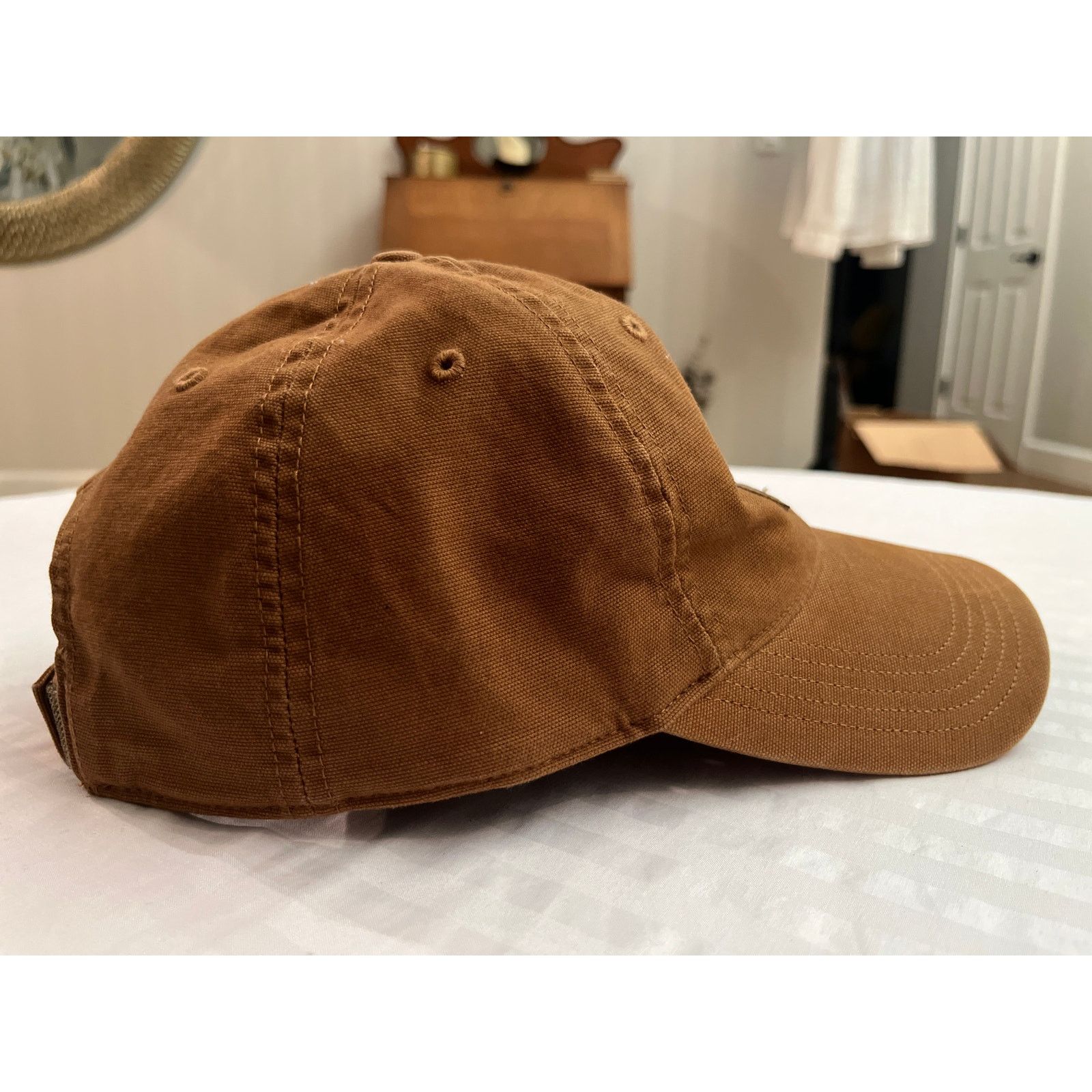 Carhartt Carhartt Odessa Canvas Cap Brown Adjustable Strapback Size ONE SIZE - 4 Thumbnail