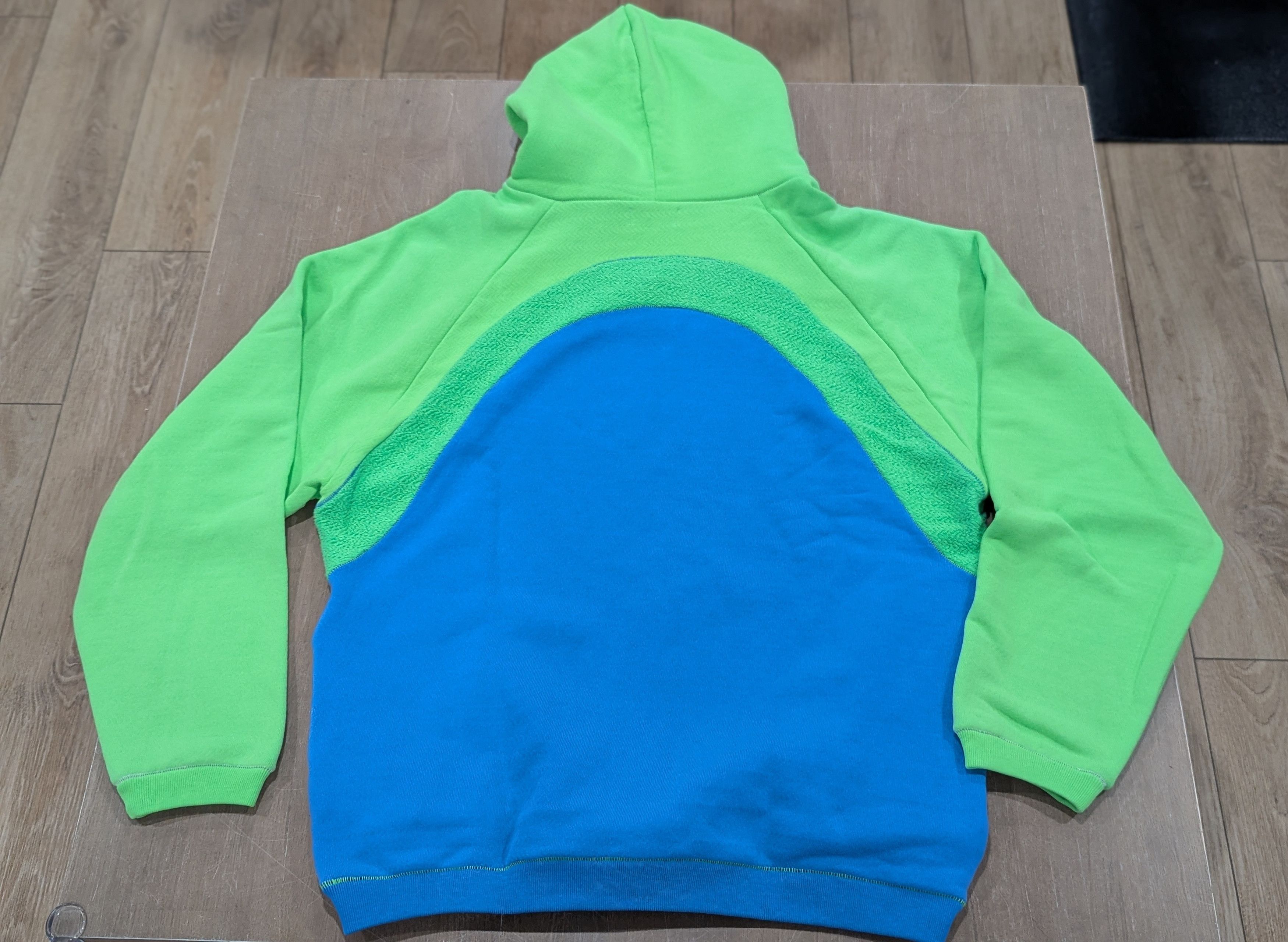 ERL ERL Rainbow Knit Pullover Hoodie Hoodie Green/Blue Large Size US L / EU 52-54 / 3 - 4 Thumbnail