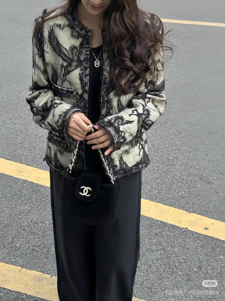Chanel Chanel 20k black lace Fedasu jacket Size XXS / US 00 / IT 34 - 6 Thumbnail