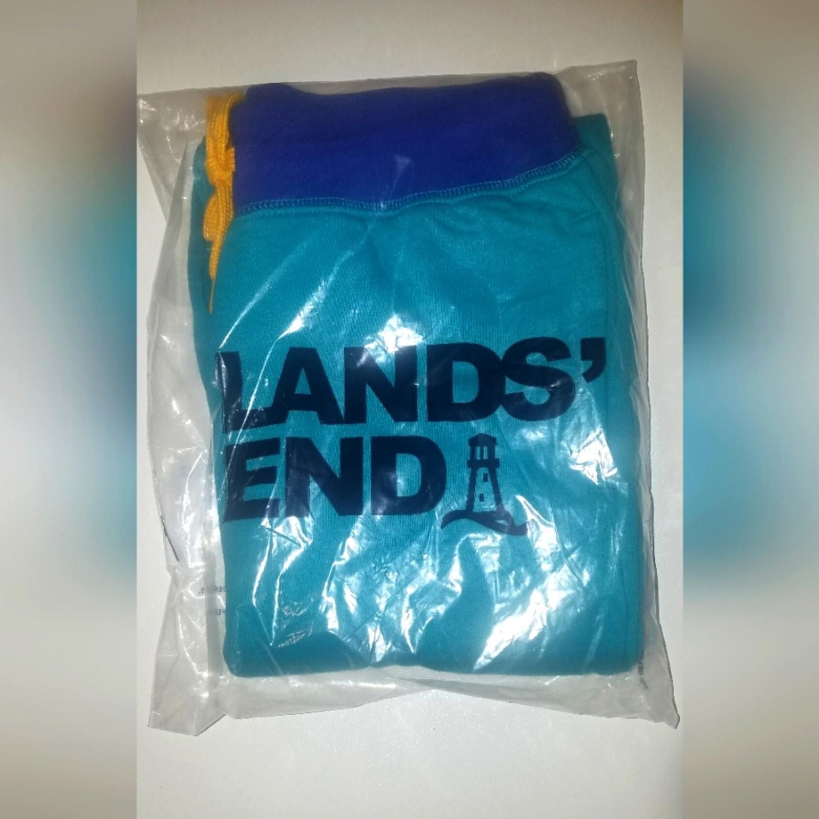 Lands' End NWT Lands' End Joggers Spade Blue Large Size ONE SIZE - 1 Thumbnail