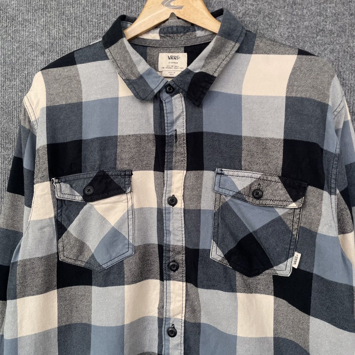 Vans × Vintage Vans Plaid Checkered Button Ups Flannel Shirt Size US XL / EU 56 / 4 - 2 Thumbnail