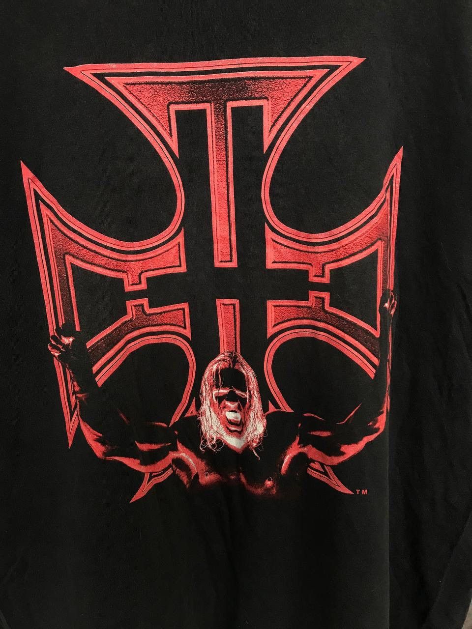WWE Triple H WWE WWF vintage wrestling overprinted tee Size US XL / EU 56 / 4 - 4 Thumbnail